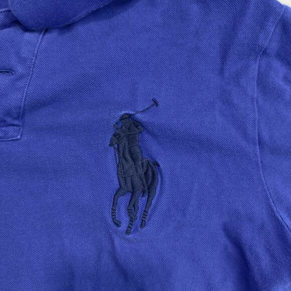 Polo Ralph Lauren Custom Slim Fit Polo Shirt Men’s XL Blue Big Pony Logo - Picture 4 of 7